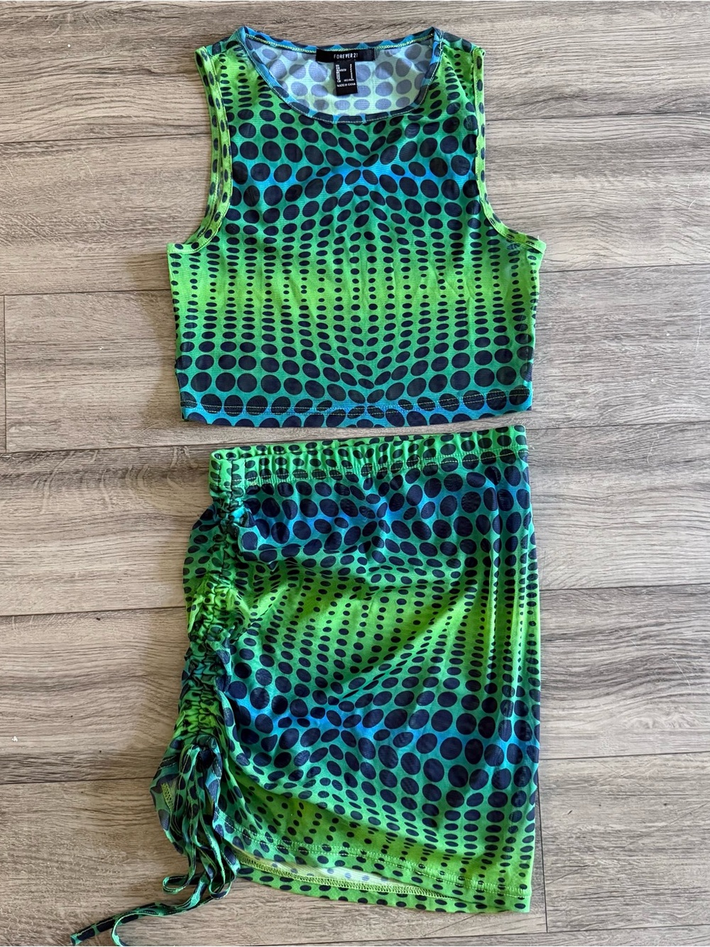 Mesh Two-Piece Set
